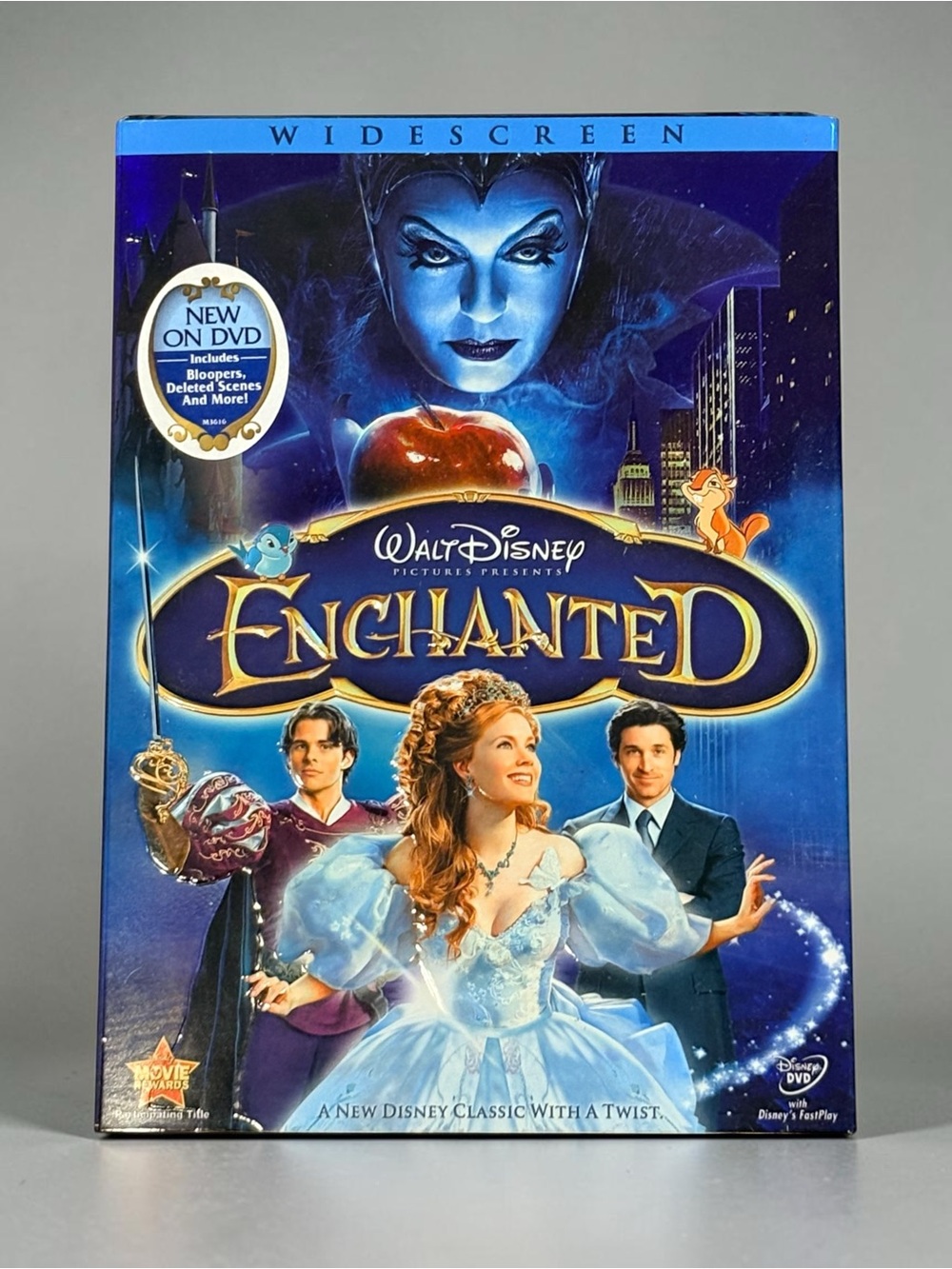 New Disney Enchanted Widescreen DVD Slipcase